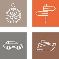 Compass and Direction Icon vector