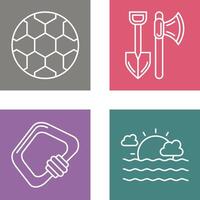 Soccer and Tools Icon vector