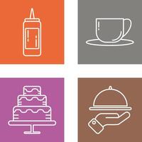 Sauce and Tea Icon vector