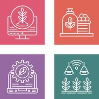 Plant and Harvest Icon vector