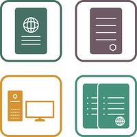 global report and reports Icon vector