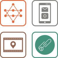 Networks and Mobile Applications Icon vector