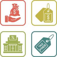 Income and Price Icon vector