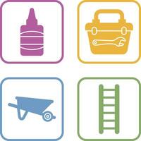 Glue and construction Icon vector