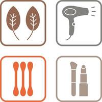 Herb and Hair removal Icon vector