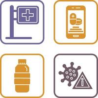 Signboard and Online Store Icon vector