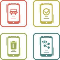 Transportation and Accepted Icon vector