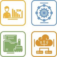 Consulting and Automated Icon vector