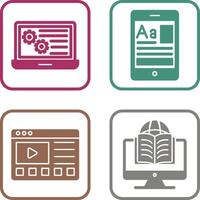 Workshop and Education App Icon vector