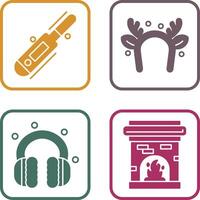 Thermometer and Headband Icon vector