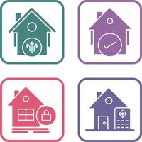 Vent and Houses Icon vector