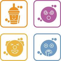 Drink and Dizzy Icon vector