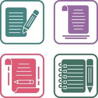 checklist and document Icon vector