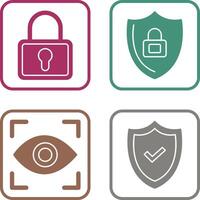 Lock and Privacy Icon vector