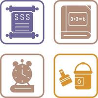 History and Math Icon vector
