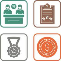 Meeting and Result Icon vector