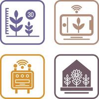 Growth and Device Icon vector