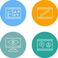 Website Promotion and Website Design Icon vector
