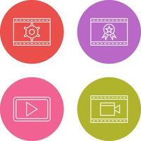 Web Optimization and Web Award Icon vector