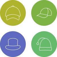 Cap and Hat Icon vector