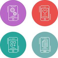 Setting and Favourite Icon vector