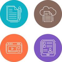 Document and File Icon vector