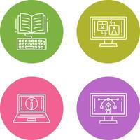 Study and Language Icon vector