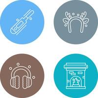 Thermometer and Headband Icon vector