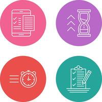 Check List and Quick Response Icon vector