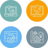 Incubator and Inovation Icon vector