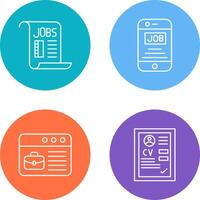 Smart Phone and News Paper Icon vector