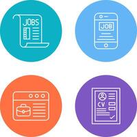 Smart Phone and News Paper Icon vector