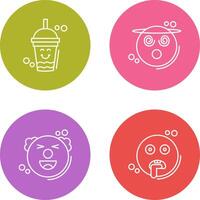 Drink and Dizzy Icon vector