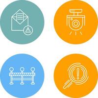 Spam and Security Camera Icon vector
