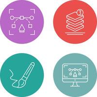 and layer Icon vector