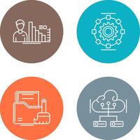 Consulting and Automated Icon vector