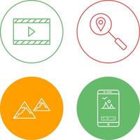 animation and tracking services Icon vector