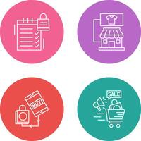 Shopping and Store Icon vector