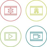 Web Optimization and Web Award Icon vector
