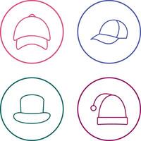 Cap and Hat Icon vector