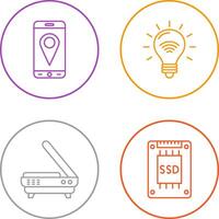 Gps and Smart Energy Icon vector