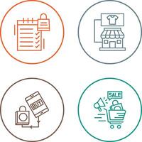 Shopping and Store Icon vector