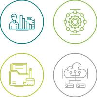 Consulting and Automated Icon vector