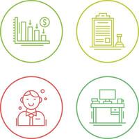 Loss and Stamp Icon vector