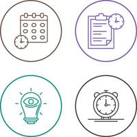 Deadline and Task Management Icon vector