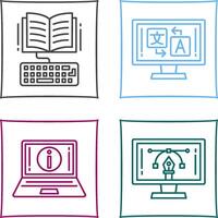 Study and Language Icon vector