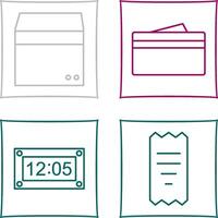 box and wallet Icon vector