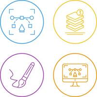 and layer Icon vector