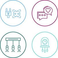 Socket and Chat Icon vector