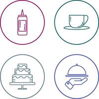 Sauce and Tea Icon vector